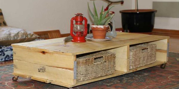 Table basse palette video