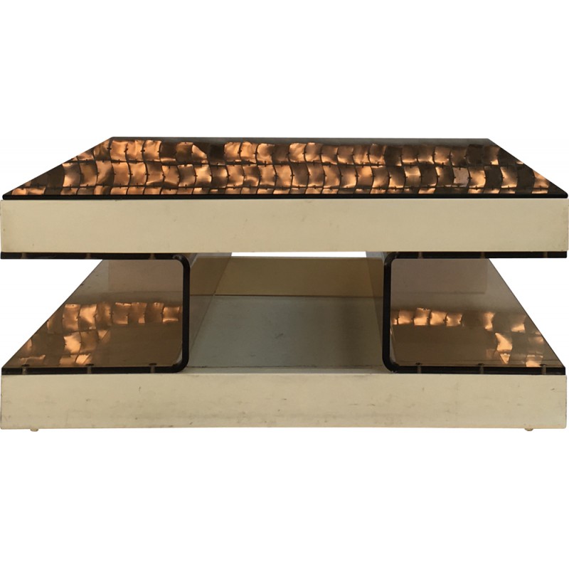 Table basse design en plexiglas
