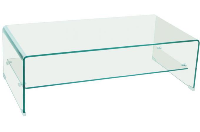 Table basse en verre pas cher
