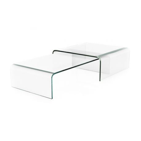 Table basse gigogne polycarbonate