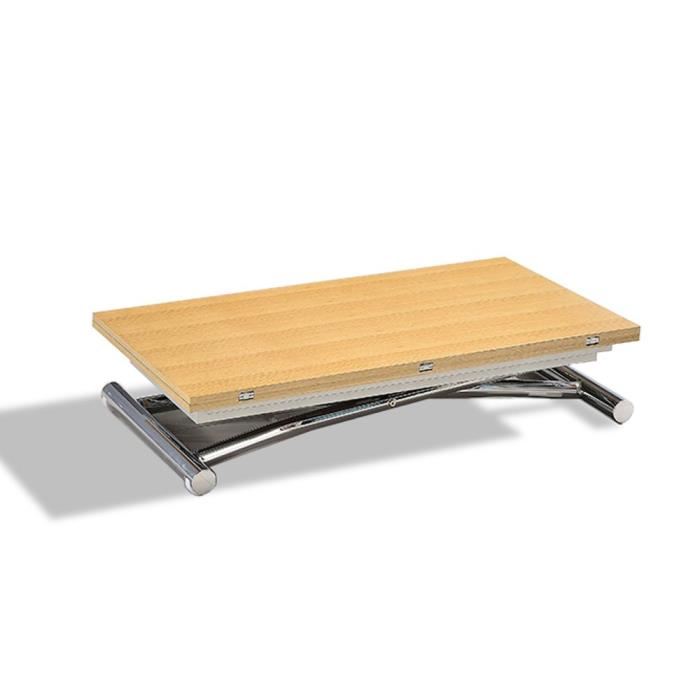 Table basse relevable dimensions