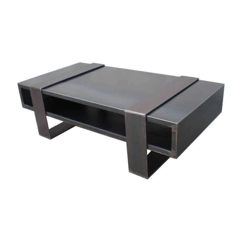Table basse design acier