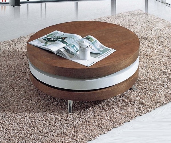 Table basse ronde originale