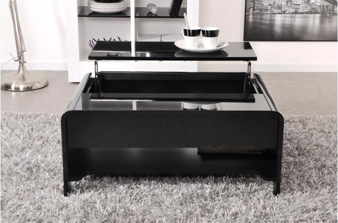 Table basse relevable union jack