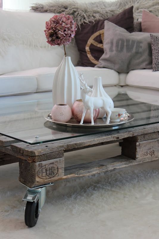 Comment décorer une table basse en verre