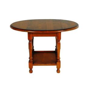 Table basse ronde merisier