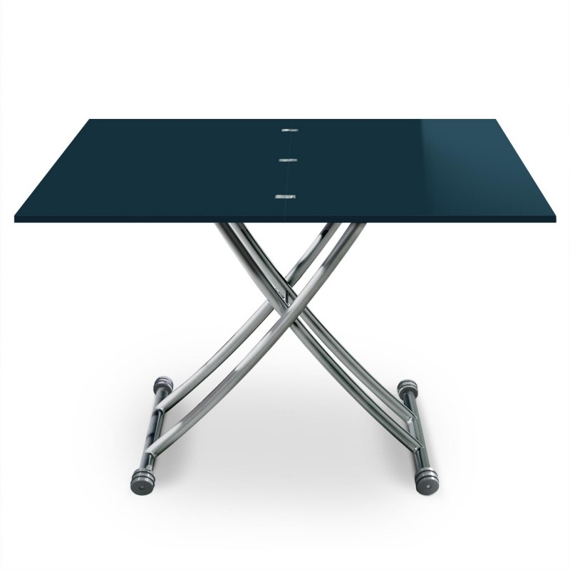 Table basse relevable carrera gris laqué