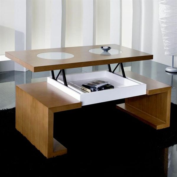 Table basse relevable neptune