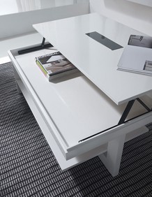 Table basse relevable design