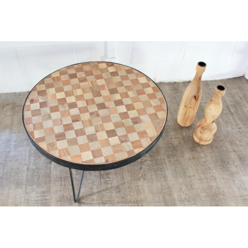 Table basse ronde game