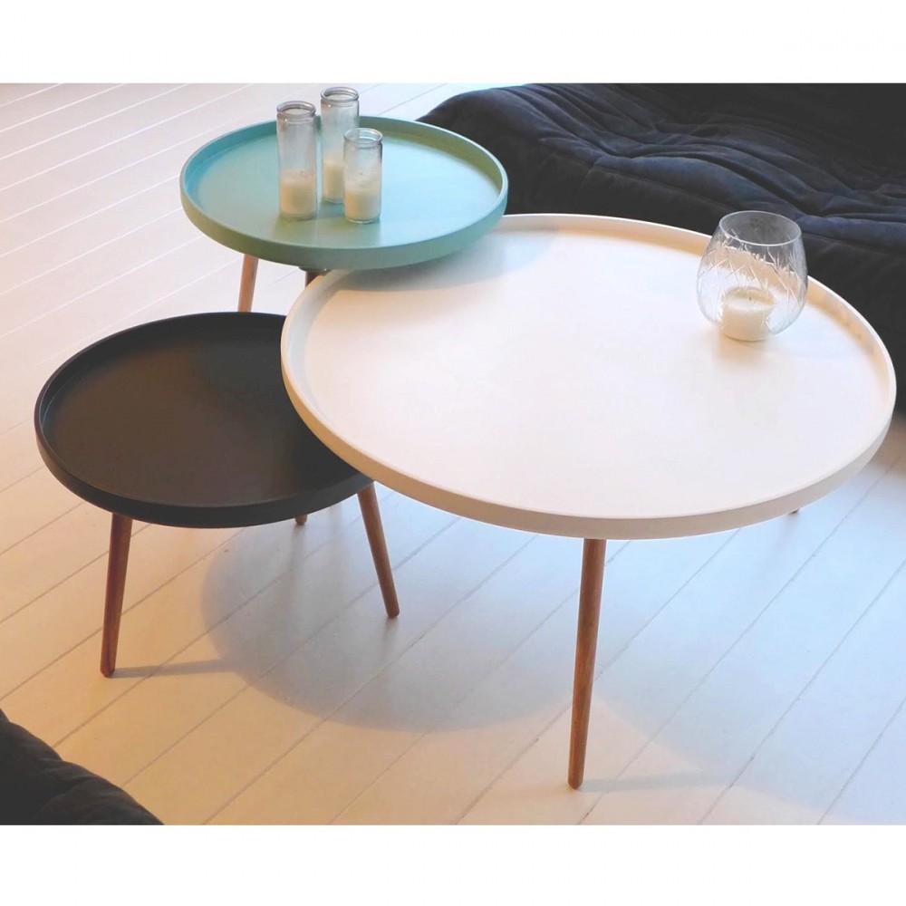Table basse ronde kompass