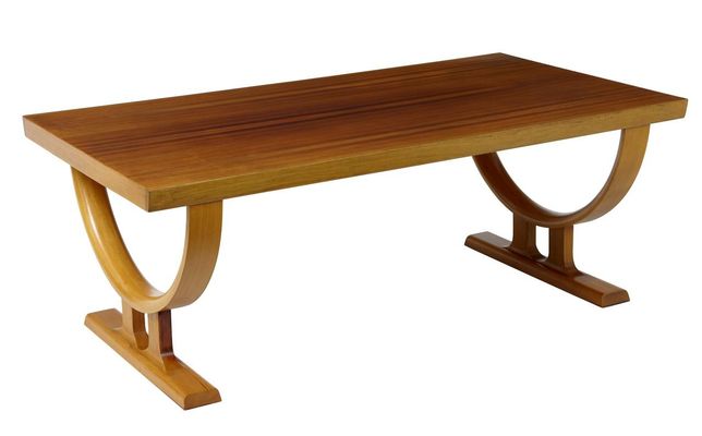 Table basse scandinave noyer
