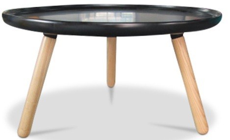 Table basse scandinave verre