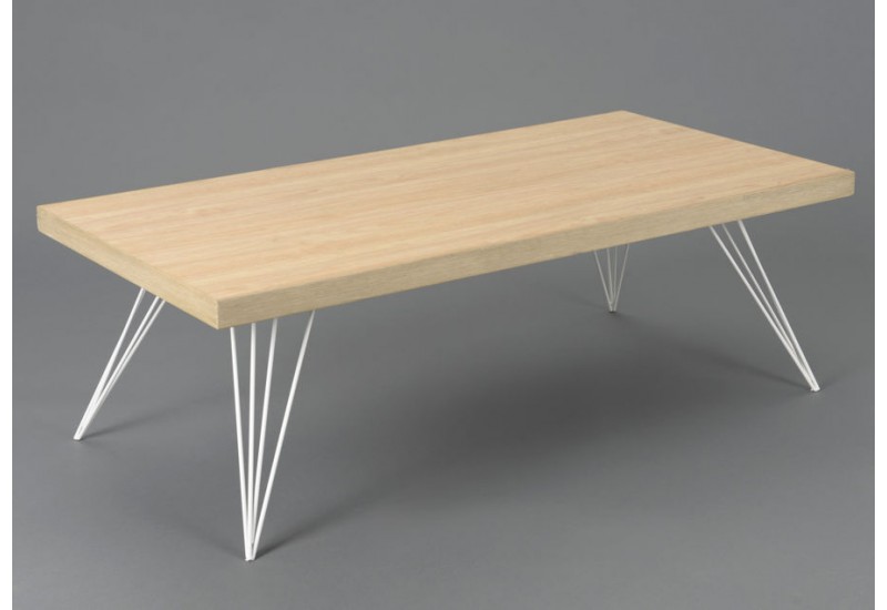 Table basse pied metal