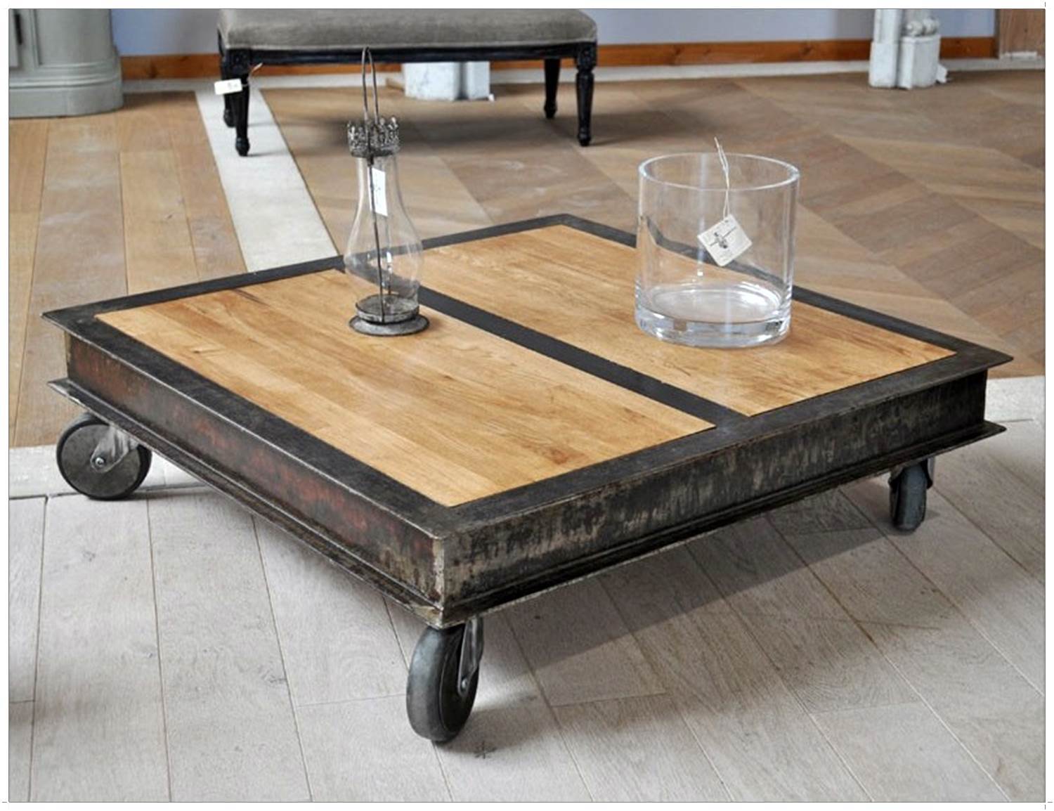 Table basse style industriel ebay