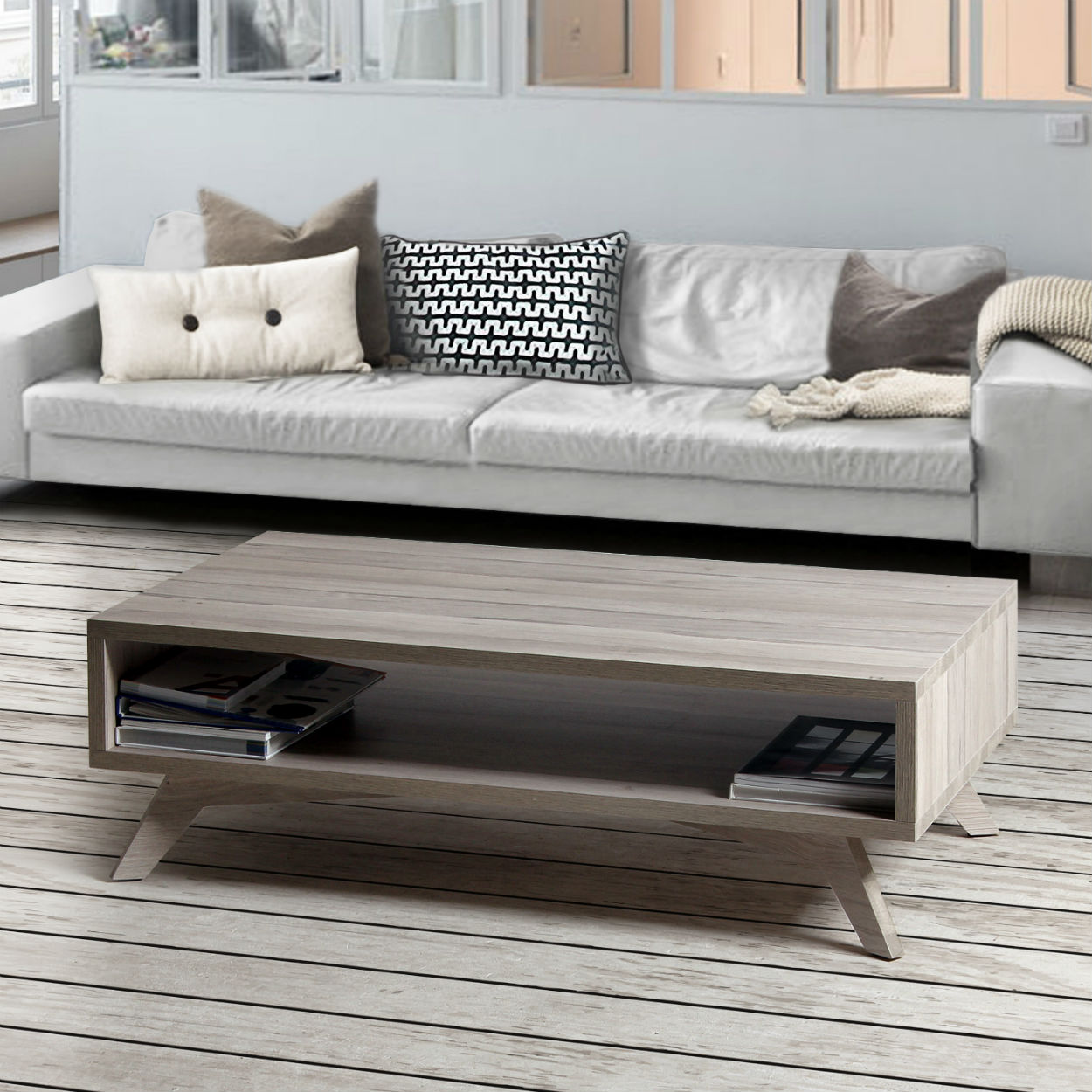 Table basse salon scandinave