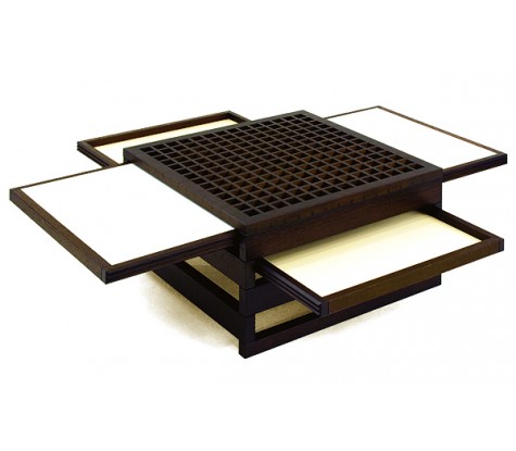 Table basse ronde japonaise