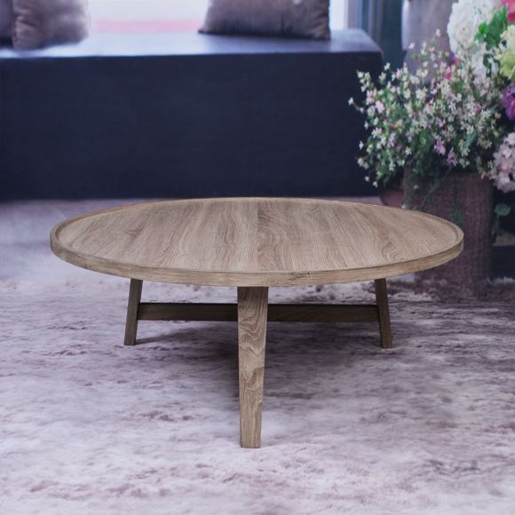 Table basse ronde vintage pas cher