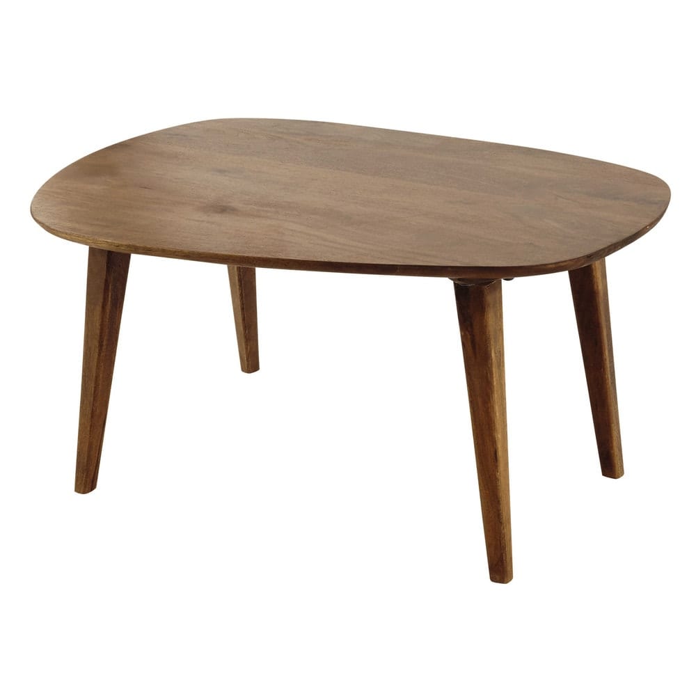 Table basse vintage en manguier massif