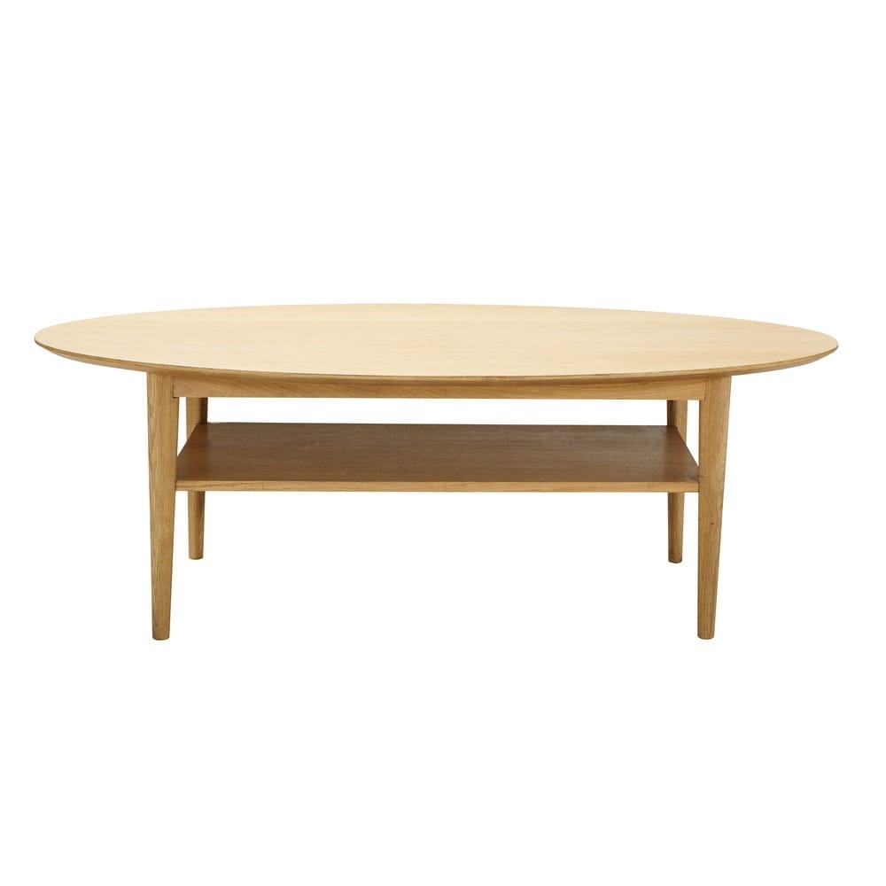 Table basse vintage ovale