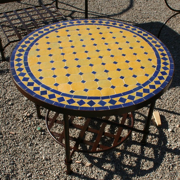 Table basse zellige