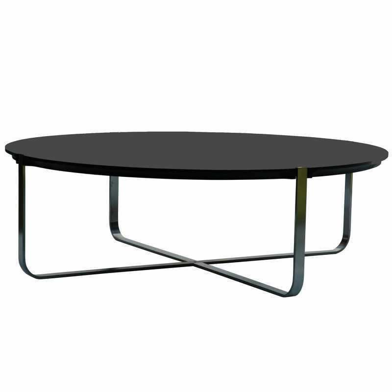 Table basse ronde pliable