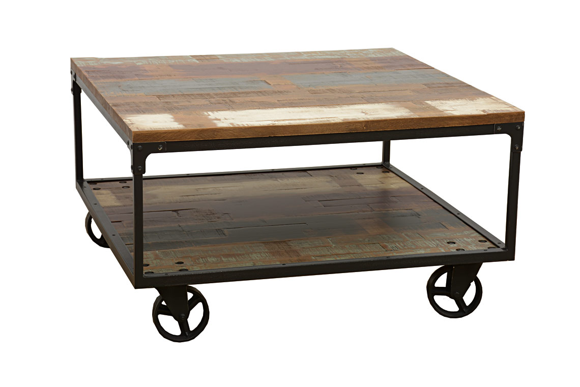 Table basse gigogne roulettes