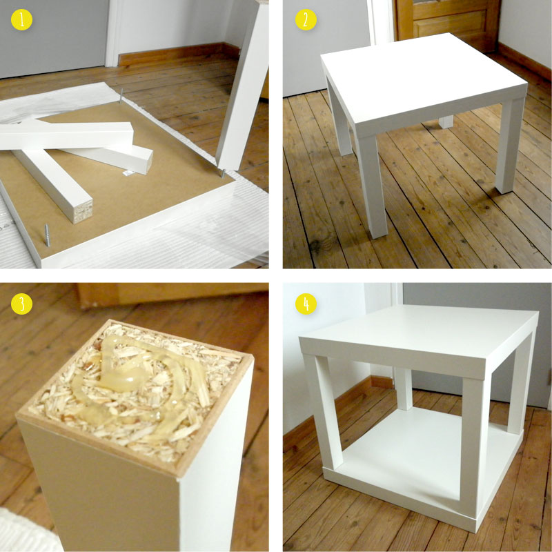 Comment monter une table basse en verre
