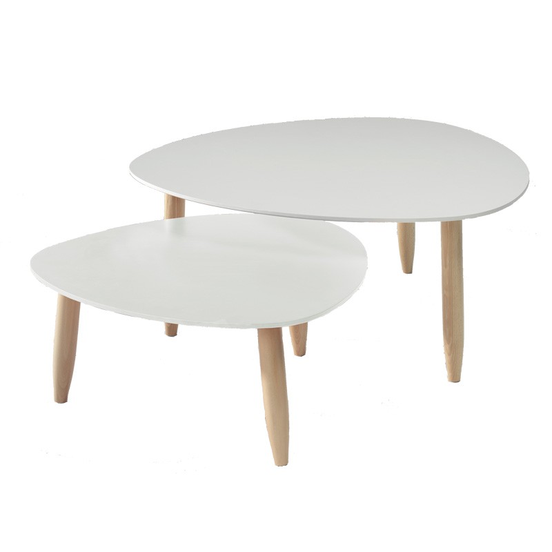 Table basse gigogne potiron