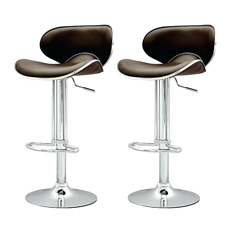 Tabouret de bar marron x 2