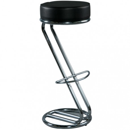 Tabouret de bar zeta noir