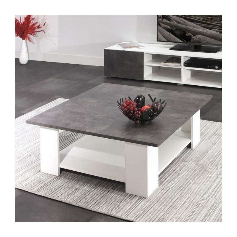 Table basse carrée contemporaine