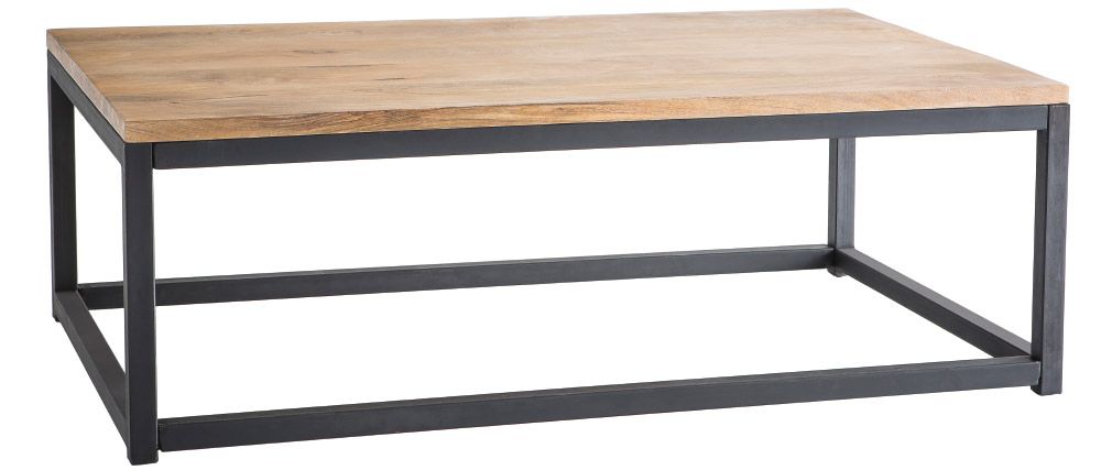 Table basse industrielle rouge