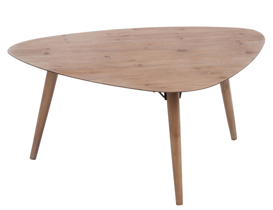 Table basse triangulaire bois