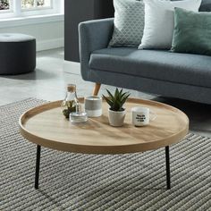 Cdiscount table basse bois clair