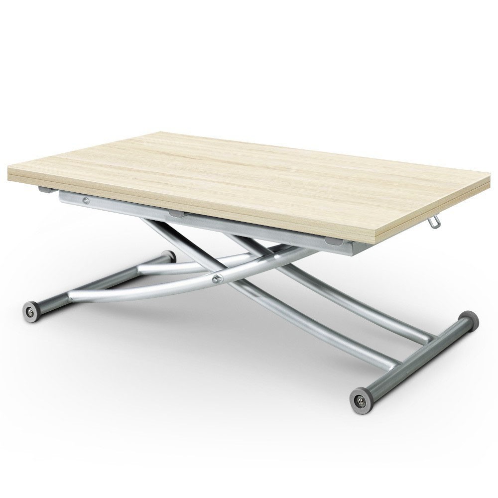 Table basse relevable philadelphia chêne clair