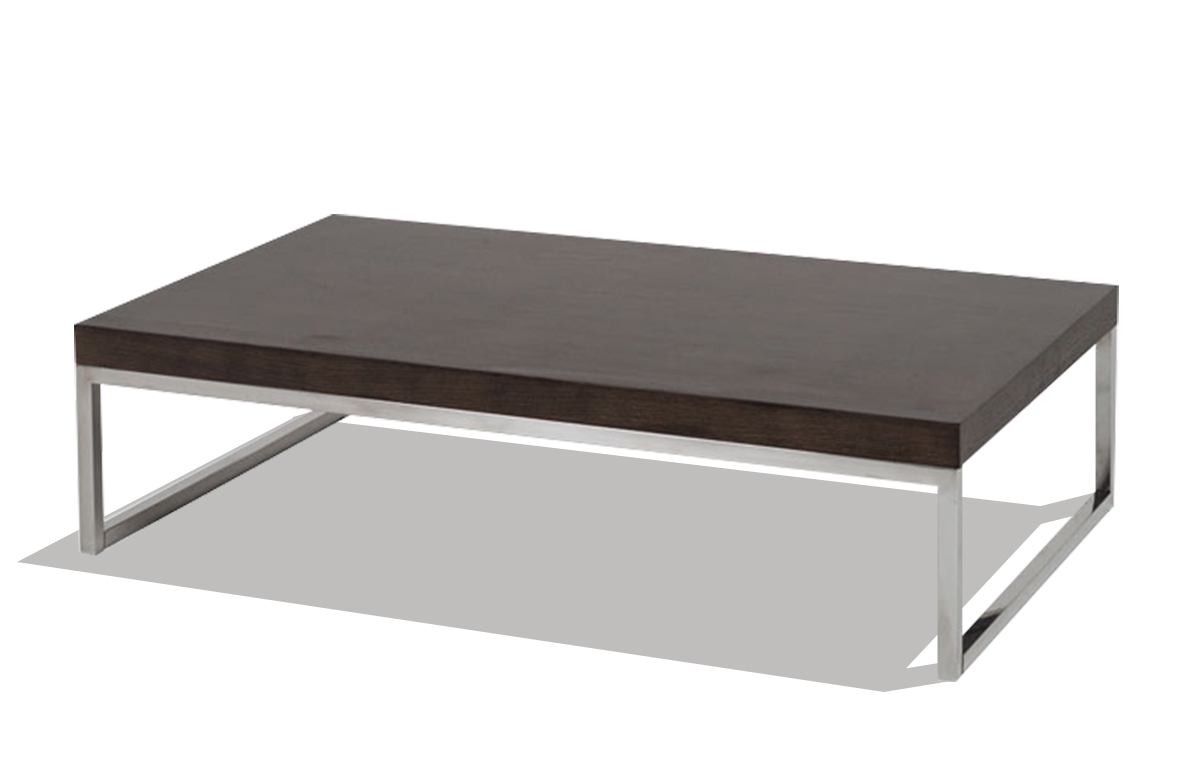Table basse bois brun