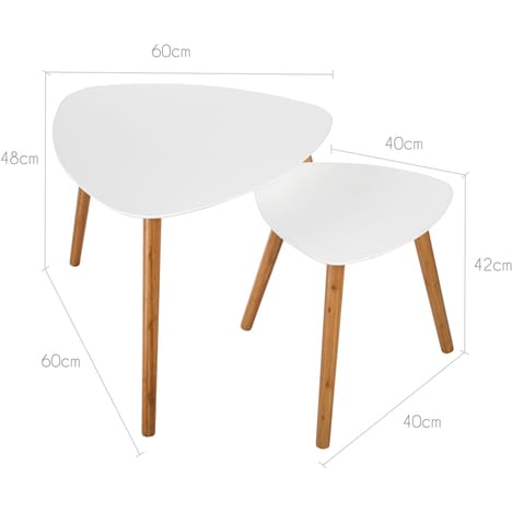 Petite table basse scandinave 40cm