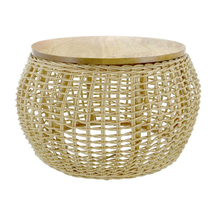 Table basse ronde 70 bois
