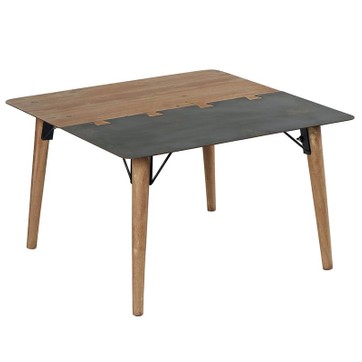 Petite table basse bois metal