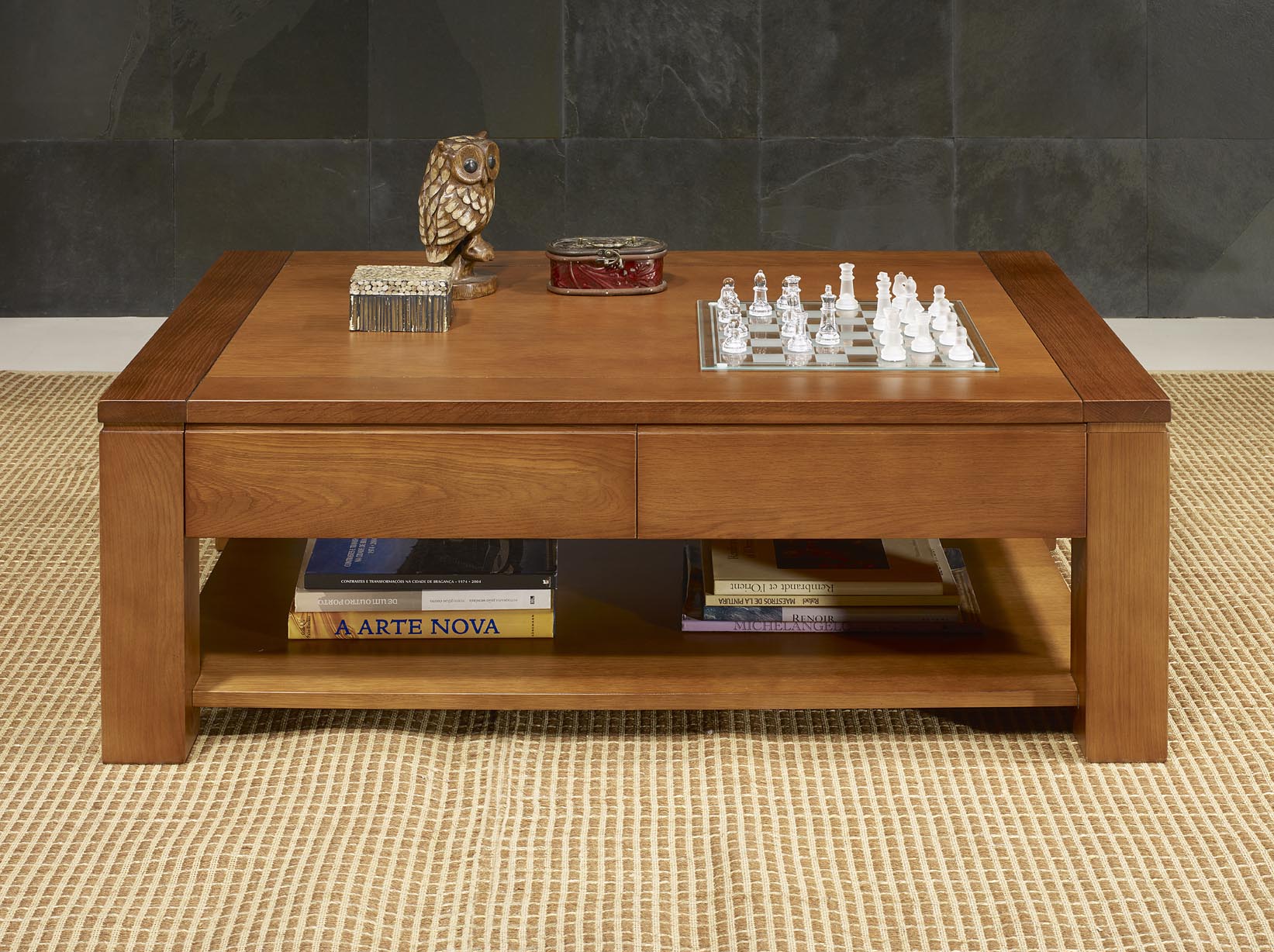 Table basse bois de salon