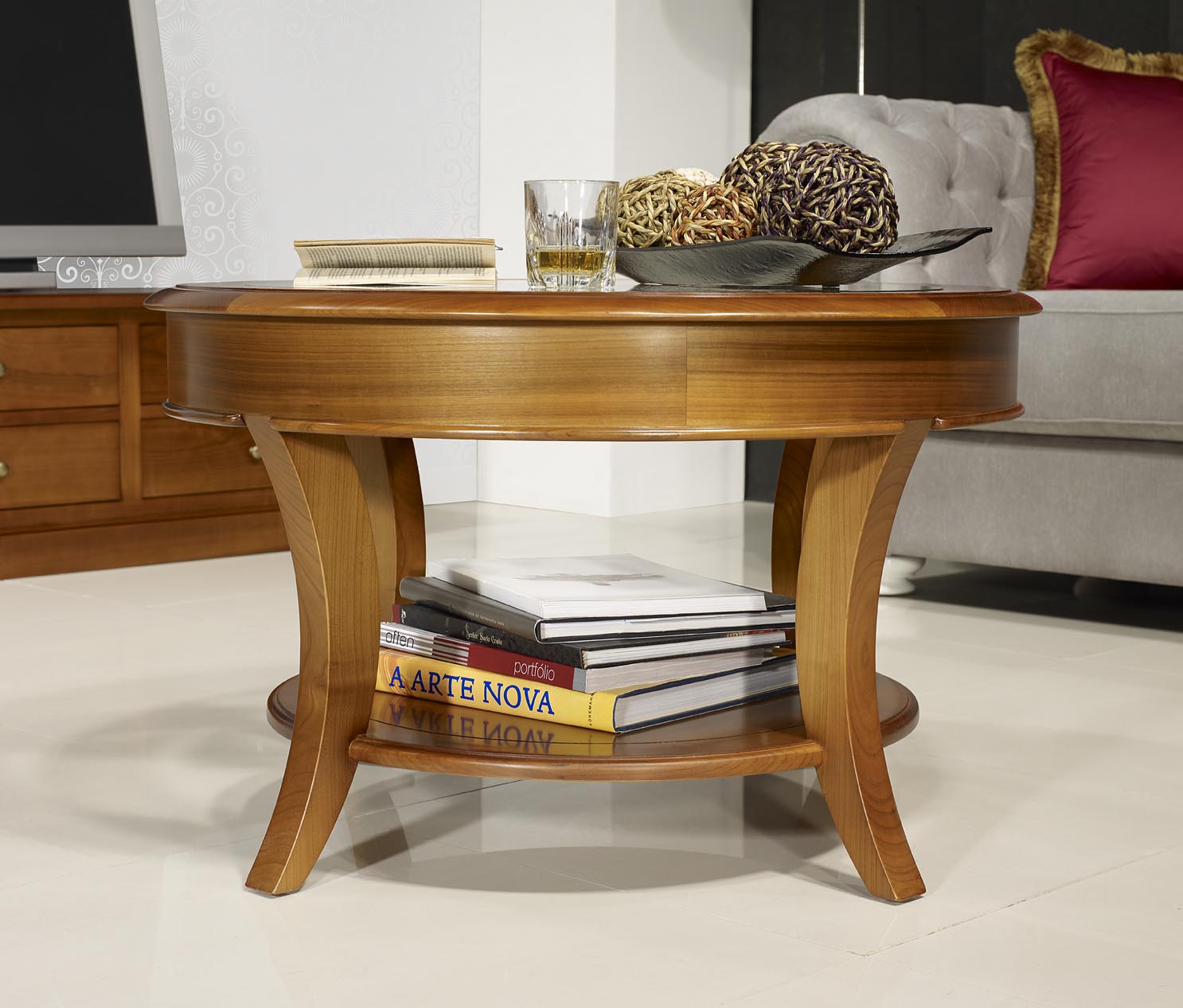 Table basse bois louis