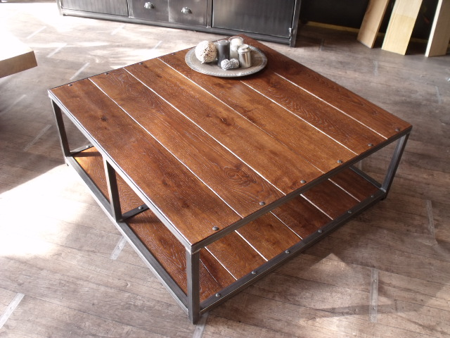 Table salon basse bois