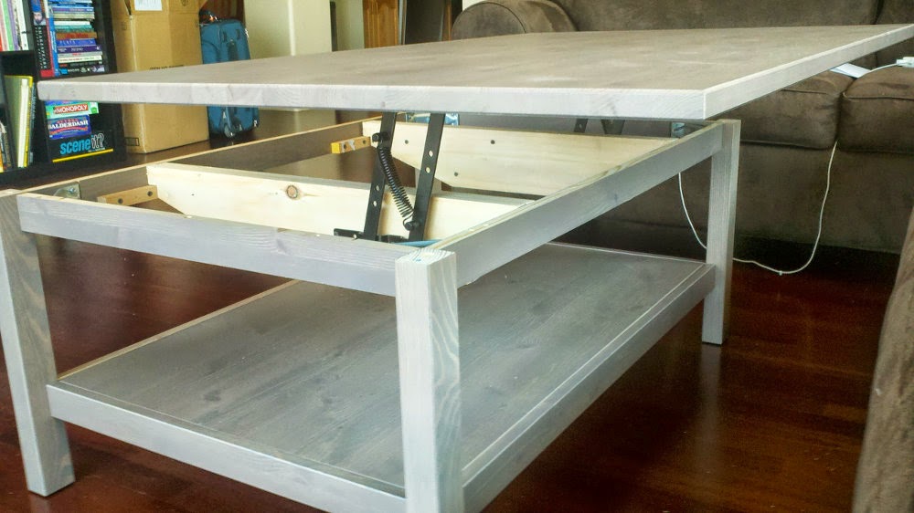 Table basse a plateau relevable ikea