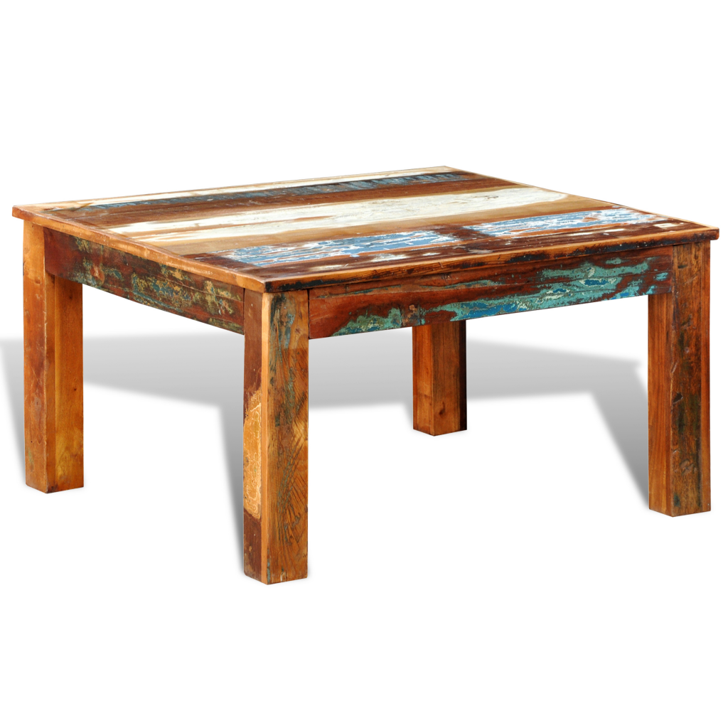 Table basse en bois de récupération