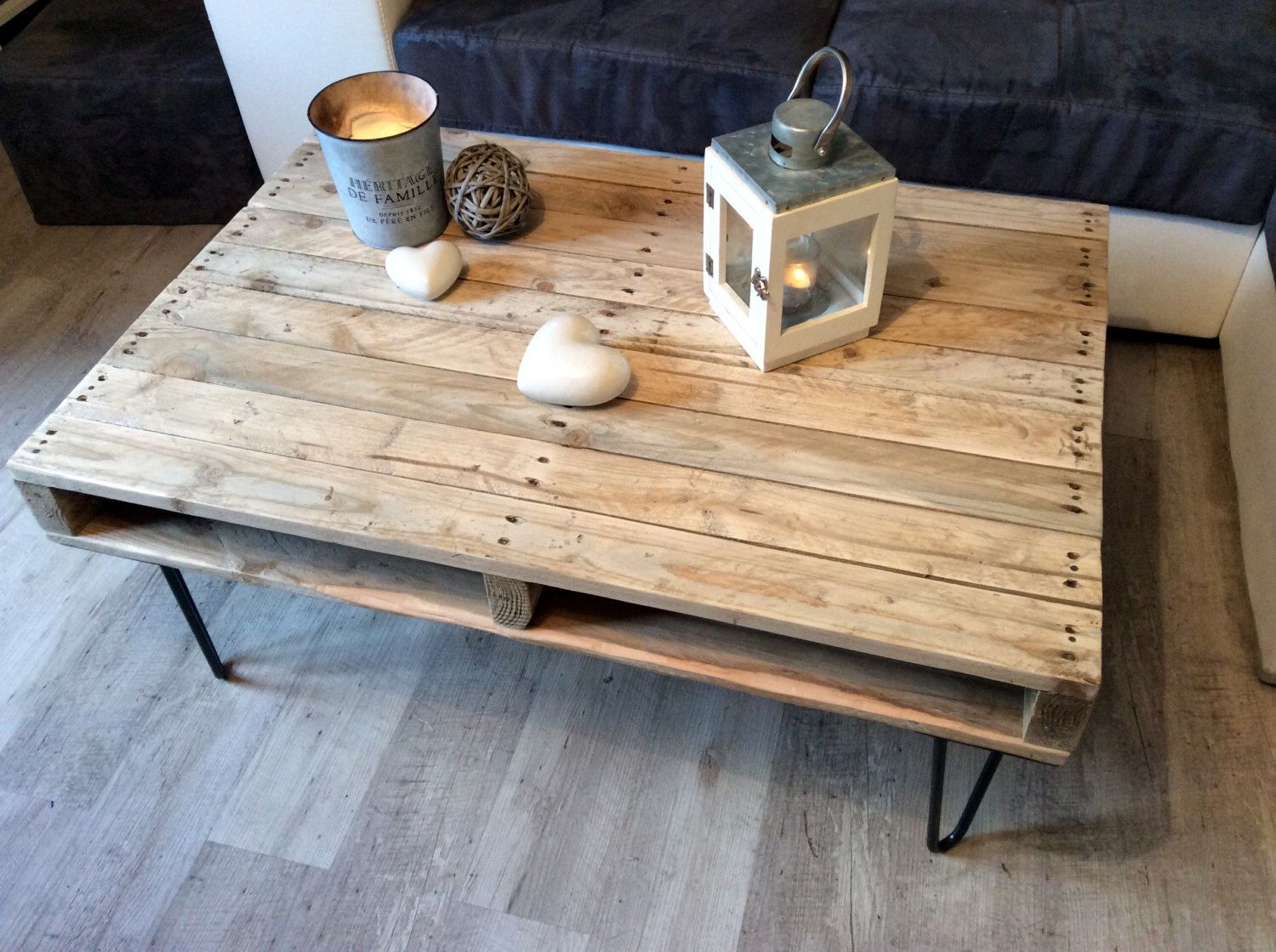 Etsy table basse palette