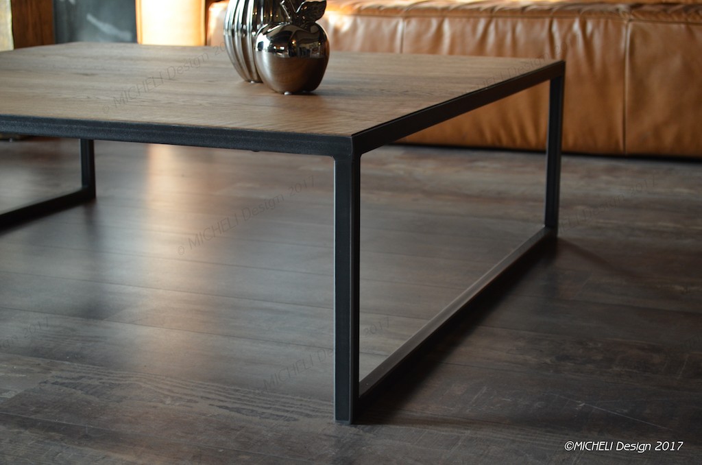 Table basse contemporain bois
