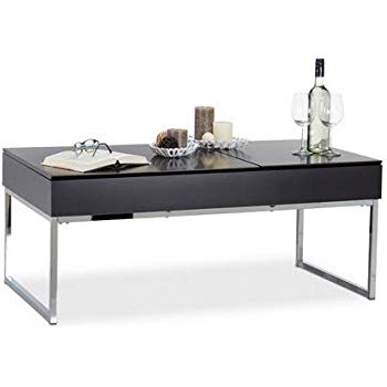 Darwin table basse plateau relevable blanc 120x60