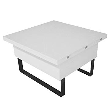 Table basse relevable et depliable
