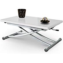 Table basse relevable avec manivelle